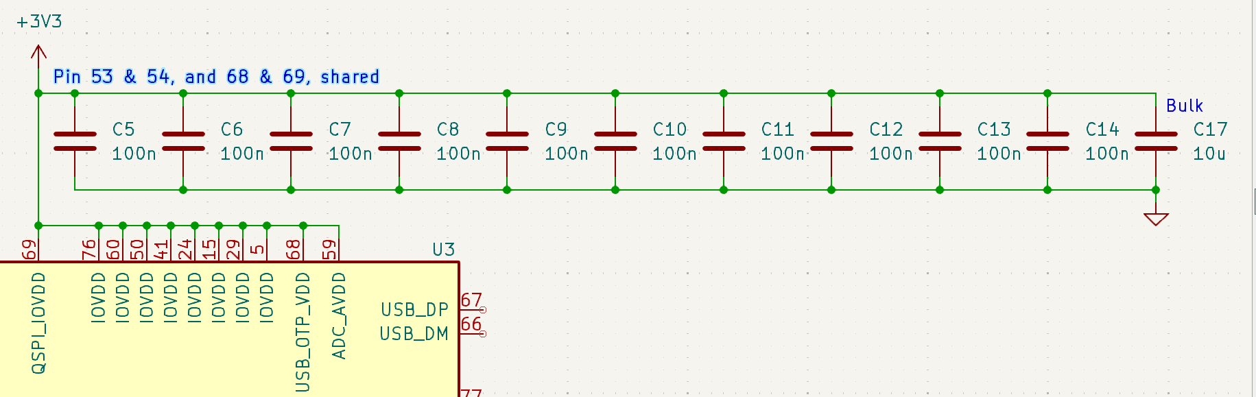 decoupling capacitor schematic